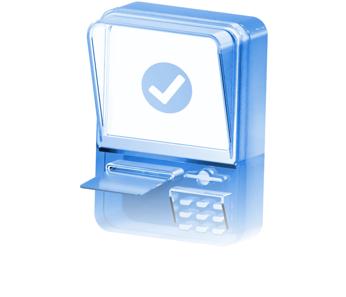 Tayyor! Siz PIN-kodni muvaffaqiyatli o'rnatdingiz! Terminallarda karta bilan to'lash imkoniyatiga ega bo'lish uchun kartani bankomatga joylashtiring va balansni tekshiring